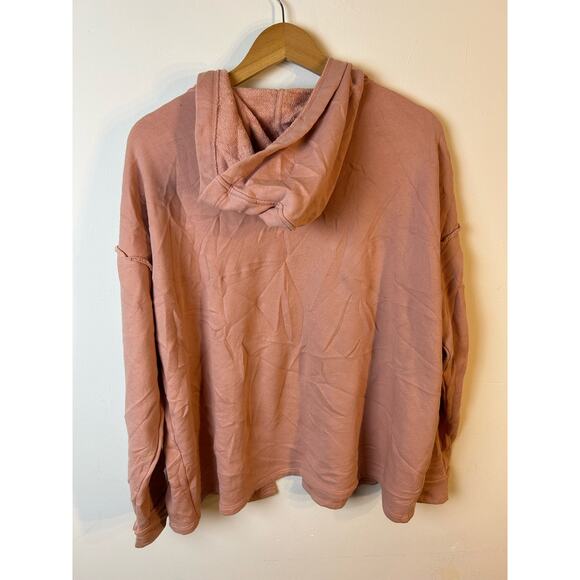 Eileen Fisher Women's Pink Open Hooded Cardigan Size S - Picture 2 of 4